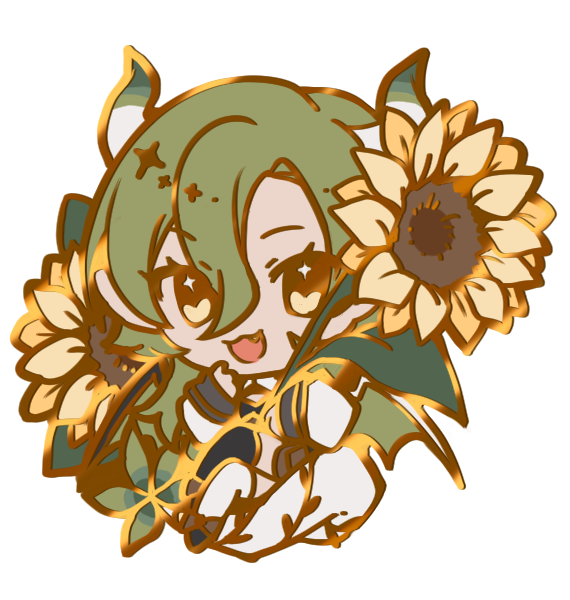Amalia Enamel Pin ~Floral Days~